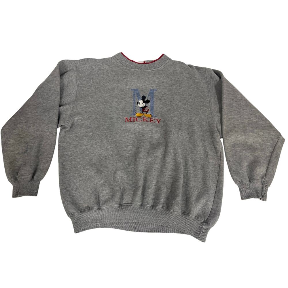Vintage Walt Disney World Mickey & Inc Sweatshirt Double Collar Sz XL Unisex